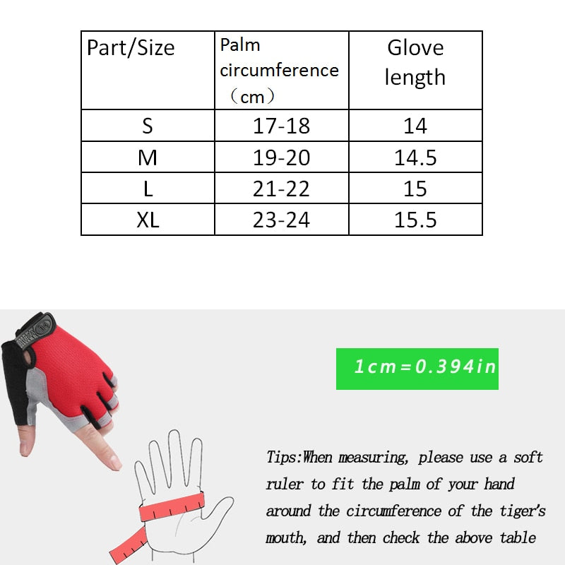 Fitness Breathable Half Finger Gloves