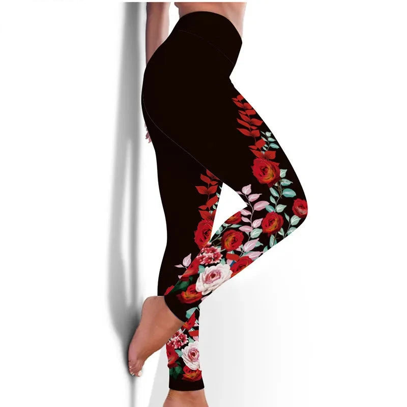 High Waist Fitness Elastic Leggings