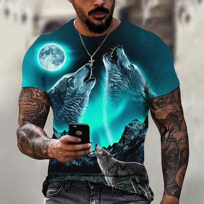 3D Print Wolf T-shirt