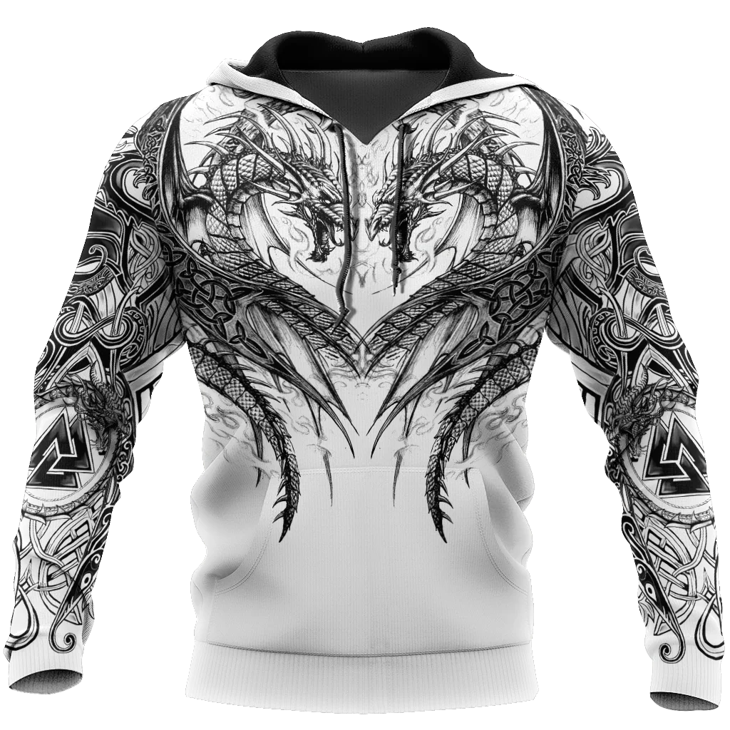 Men's Animal Pattern 3D Printed Hoodie