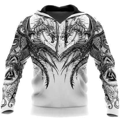 Men's Animal Pattern 3D Printed Hoodie