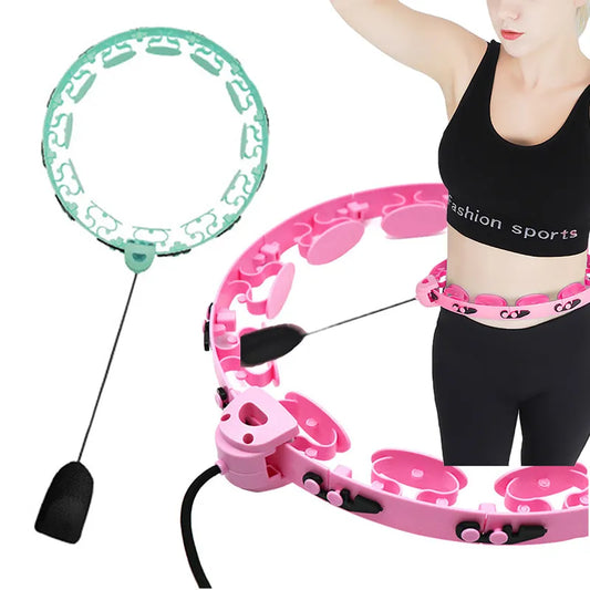 Sports Hoop Waist Trainer Exercise At Home Slimming Belly Portable Fitness Equipment Body Building Entertainment Fitness