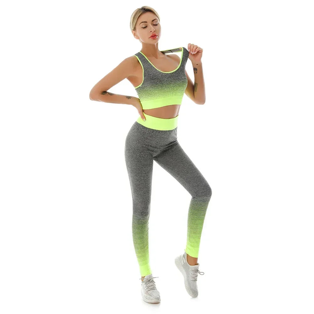 2 Piece Seamless Yoga sport Suit