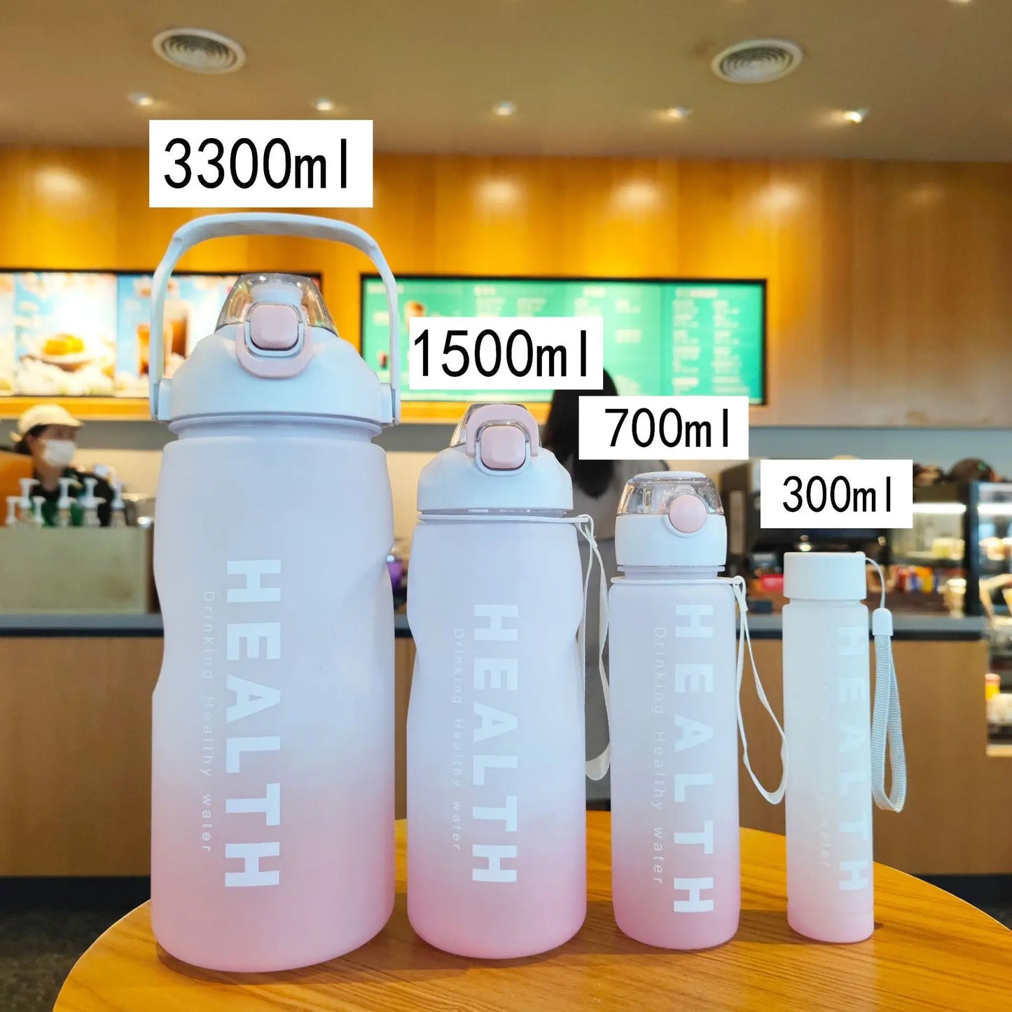 4pcs Set Sports Water Bottle