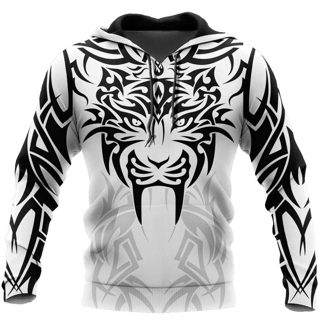 Men's Animal Pattern 3D Printed Hoodie